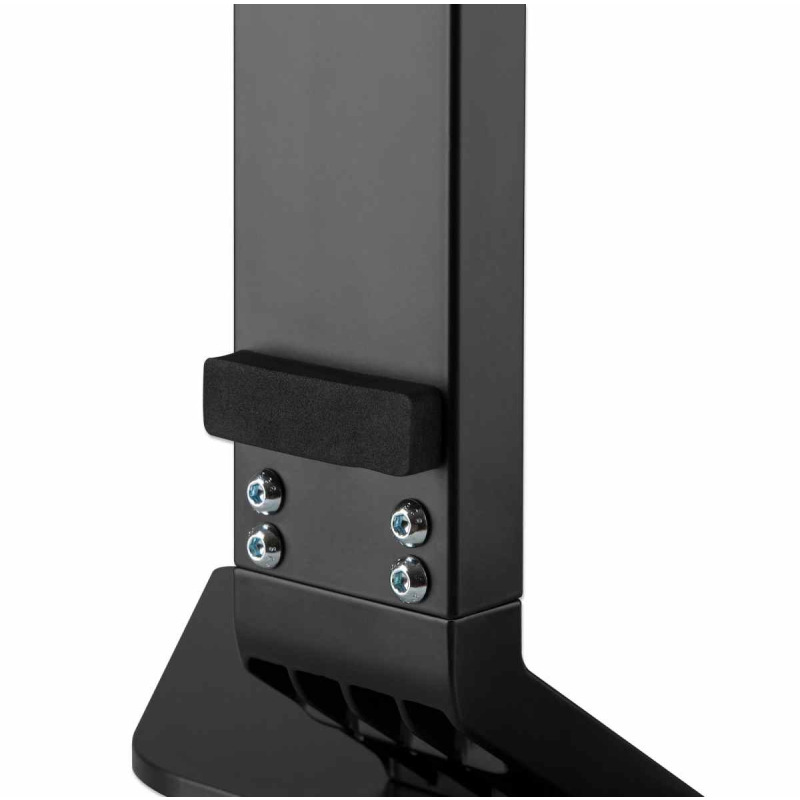 MANHATTAN  462044 - Soporte de piso para TV Soporta una pantalla de 32 "a 70" de hasta 40 kg, inclinación de -10 a 3°, altura ajustable, se adapta al sistema de montaje VESA de la pantalla, construcción de aluminio y acero, negro image 13