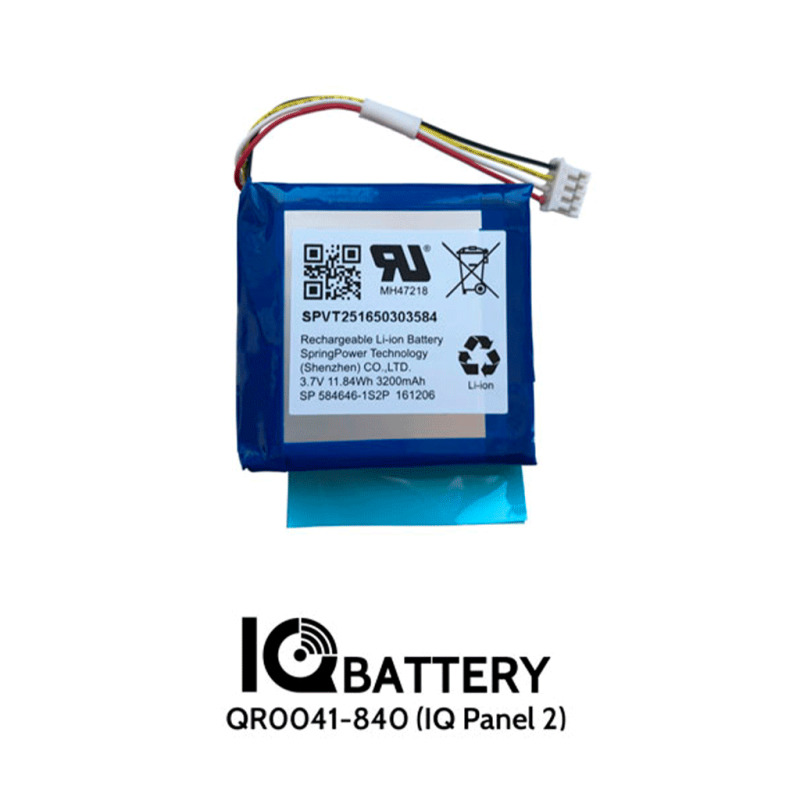 QOLSYS IQ PANEL 2 BATTERY - Batería de repuesto para panel Qolsys IQPanel2 / IQPanel2+