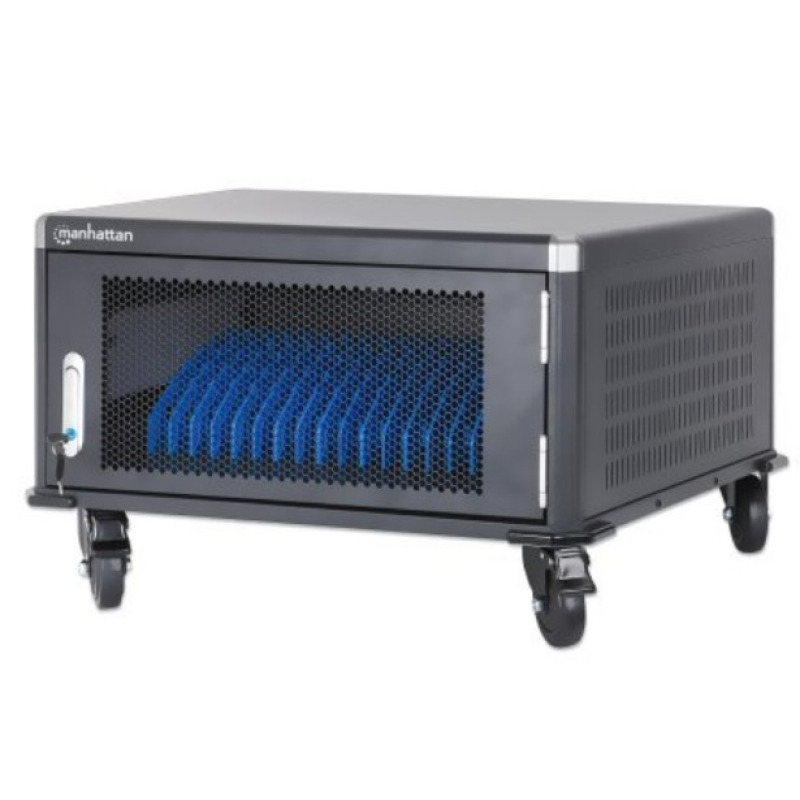 Estacion de carga Manhattan de 20 contactos de CA (15.6) tomas NEMA 5-15R incorporadas en la parte posterior