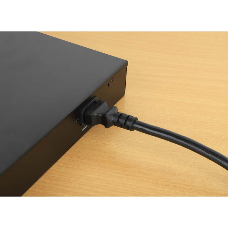 Cable Manhattan de corriente extension 5m C13 a C14  PDU PDU o UPS a un servidor  switch  sistema de almacenamiento negro. image 5