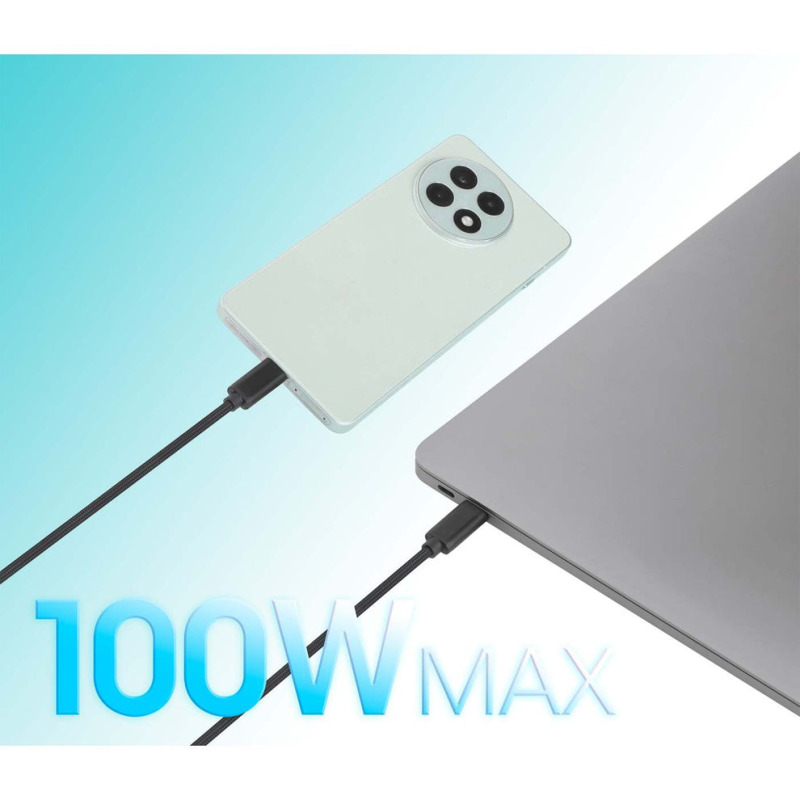 Cable Manhattan USB C con doble salida 100W 2m carga dos dispositivos desde un puerto image 7