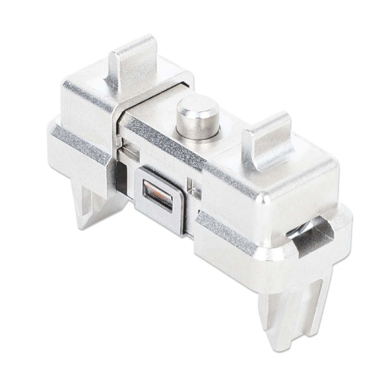 Clip montaje Manhattan para panel de parcheo plateado 19 pulgadas 12 piezas 32.5x27x15mm image 3