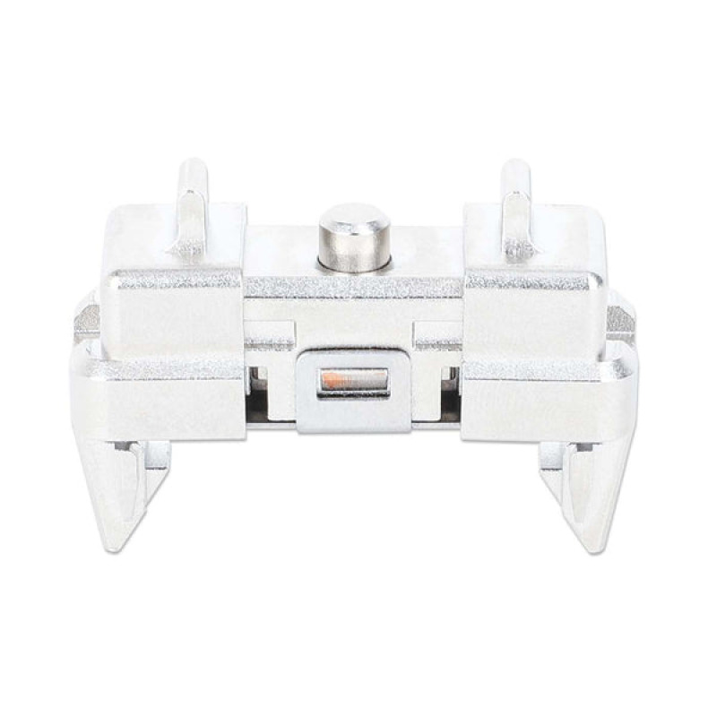 Clip montaje Manhattan para panel de parcheo plateado 19 pulgadas 12 piezas 32.5x27x15mm image 4