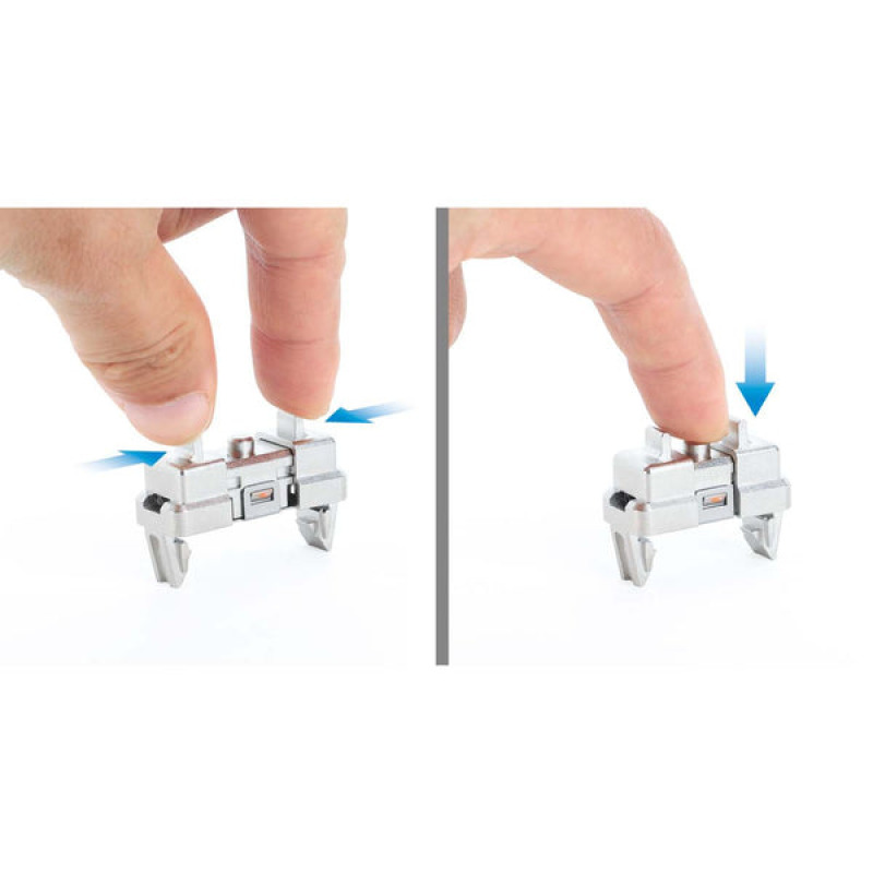 Clip montaje Manhattan para panel de parcheo plateado 19 pulgadas 12 piezas 32.5x27x15mm image 6