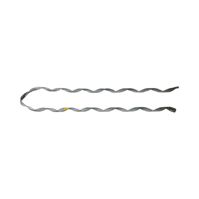 Remate Preformado de Acero Galvanizado para fibra MiniADSS diámetros 55  65 mm
