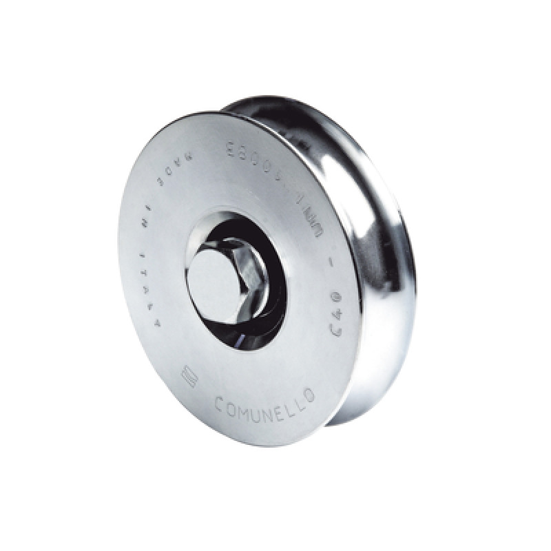 310  Rueda de 8 cm SIN Soporte / Soporta hasta 200 kg / Canal Tipo U