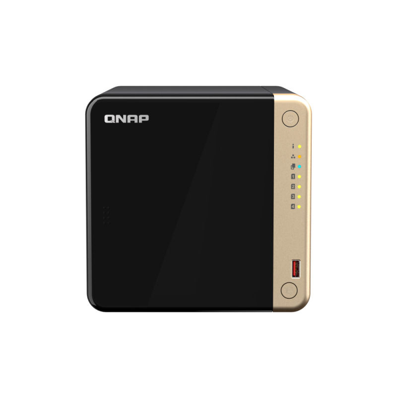 QNAP TS-464 NAS Tower Ethernet Negro, Bronce N5095 image 3
