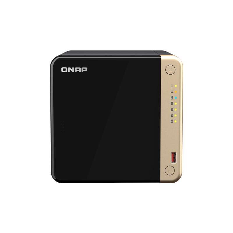 QNAP TS-464 NAS Tower Ethernet Negro, Bronce N5095 image 2