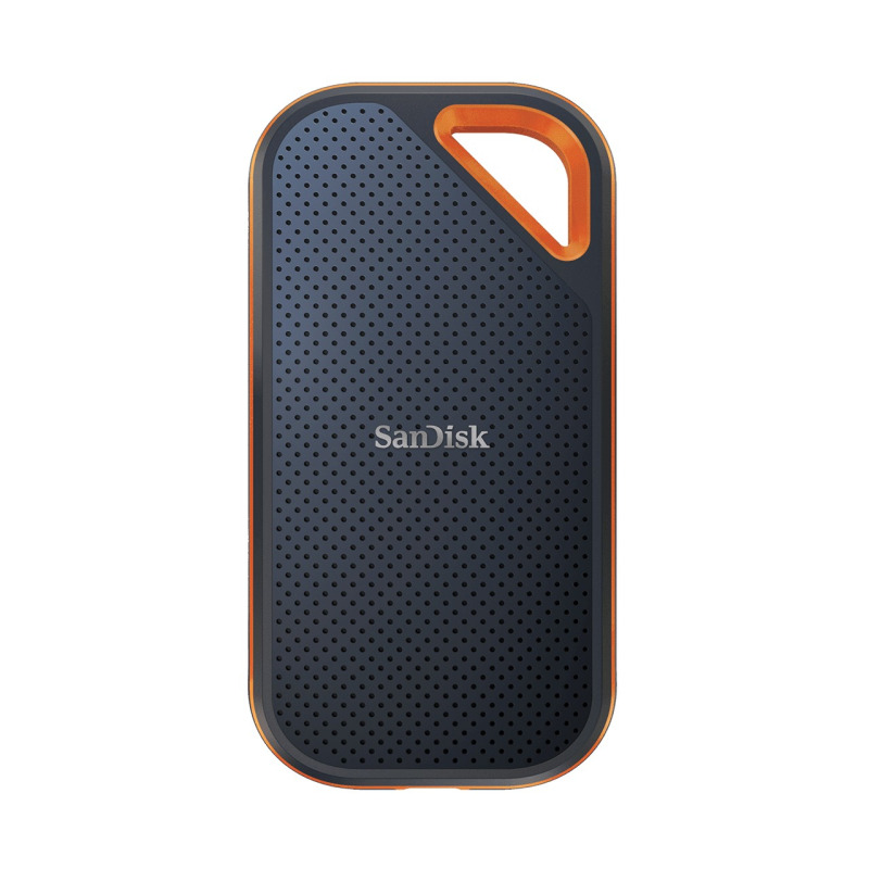 UNIDAD DE ESTADO SOLIDO EXTERNO SANDISK EXTREME PRO 2TB USB 3.2 VELOCIDAD DE LECT. 2000 MB/S USO RUDO SDSSDE81-2T00-G25