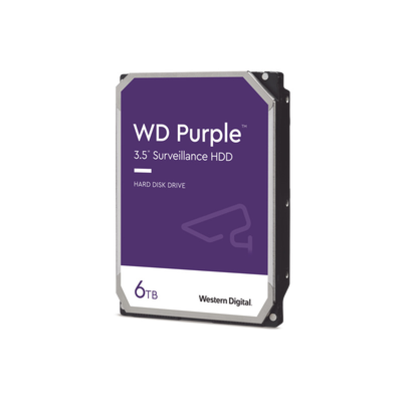 Disco Duro PURPLE de 6TB / 3 AÑOS DE GARANTÍA / Para Videovigilancia