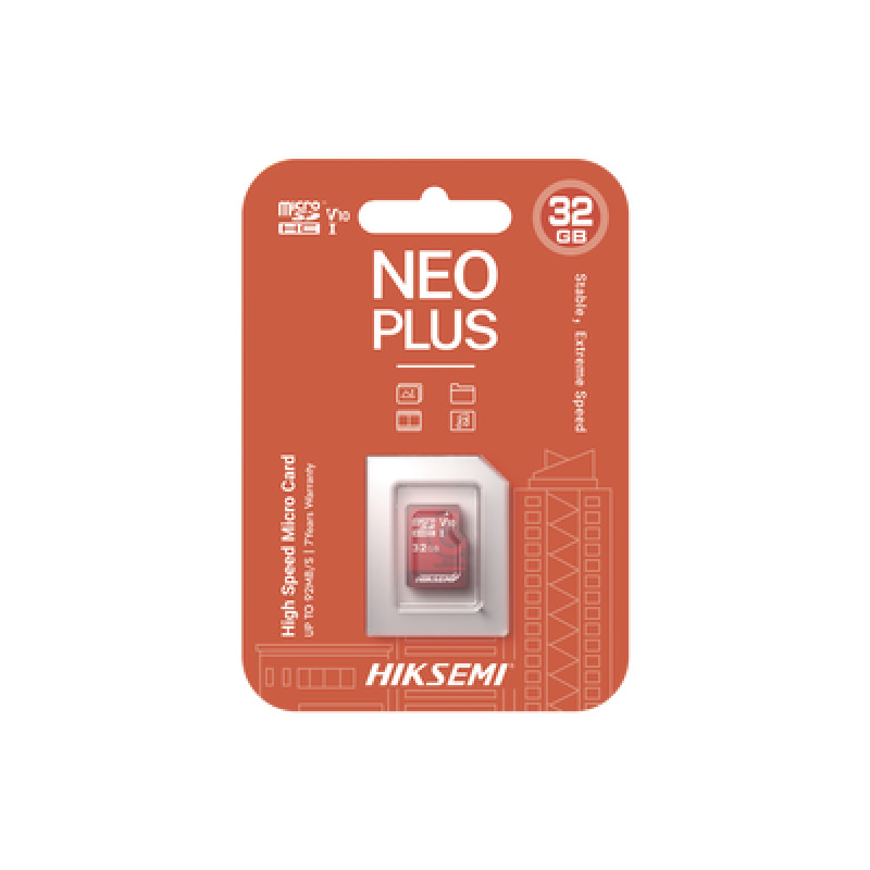 Memoria microSD / Clase 10 de 32 GB / Especializada Para Videovigilancia Uso 24/7 / Compatibles con cámaras HIKVISION y Otras Marcas / 95 MB/s Lectura / 25 MB/s Escritura