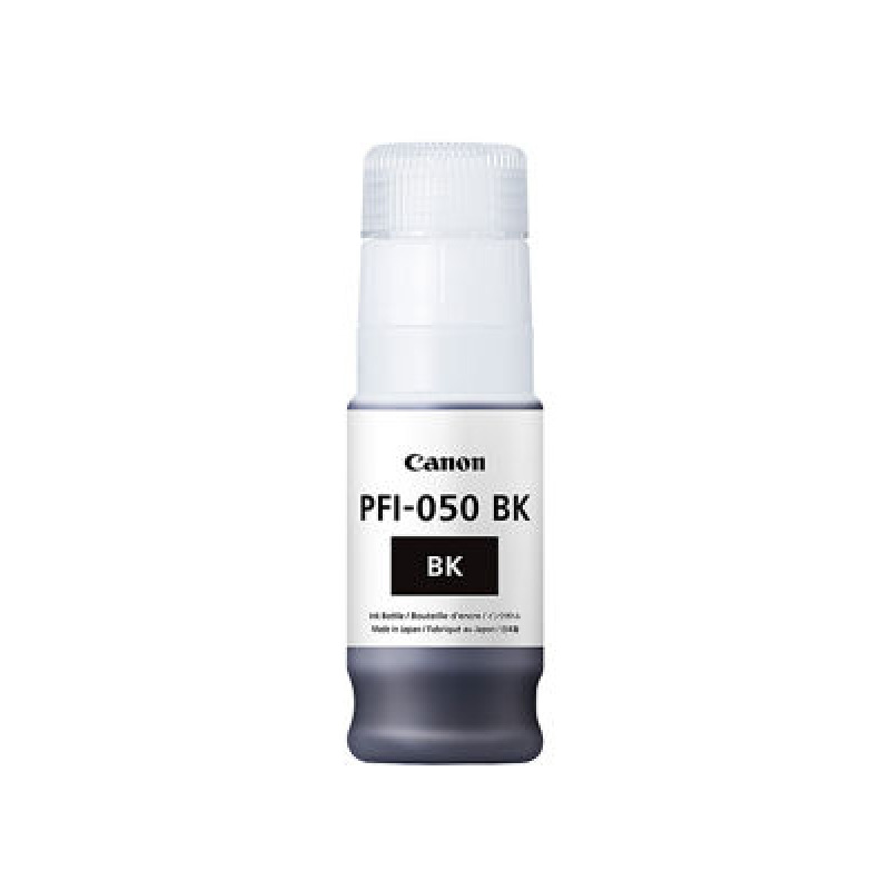TANQUE DE TINTA CANON PFI-050 BK NEGRO,COMPATIBLE: TC-20, CAPACIDAD 70 ML