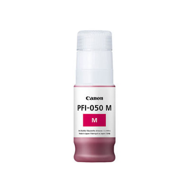 TANQUE DE TINTA CANON PFI-050 M MAGENTA,COMPATIBLE: TC-20, CAPACIDAD 70 ML