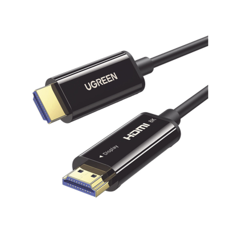 Cable HDMI de 10 Metros por Fibra Óptica 8K60Hz / Fibra de 4 núcleos  Cobre estañado de 7 núcleos / Compatible con HDMI 21 / Alta velocidad 18 Gbps / 3D / HDR / Caja de Aleacion Zinc / Premium image 2