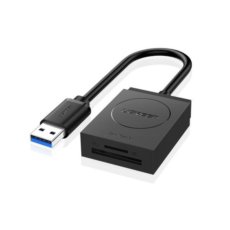 Lector de tarjetas USBA 30 a MicroSD TF / SD | 5Gbps | Soporta hasta 2TB | Soporta Windows/Mac OS/Linux/Android | Lectura de Tarjetas Simultánea | No Requiere Controlador | Cable de 15cm