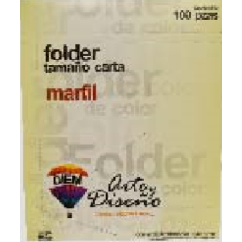 DIEM MF01C100 carpeta Crema de color Legal