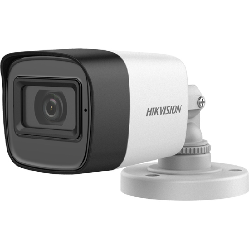 MICRÓFONO INTEGRADO KIT TURBOHD 5 Megapixel / DVR 4 Canales / 4 Cámaras Bala con Micrófono Integrado exterior 28 mm / Fuente de Poder / Accesorios de Instalación image 4