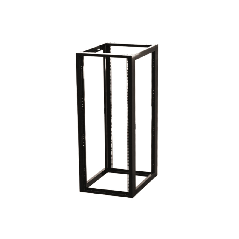Rack Estándar 19 de 4 Postes Acero 24 Unidades Profundidad Ajustable