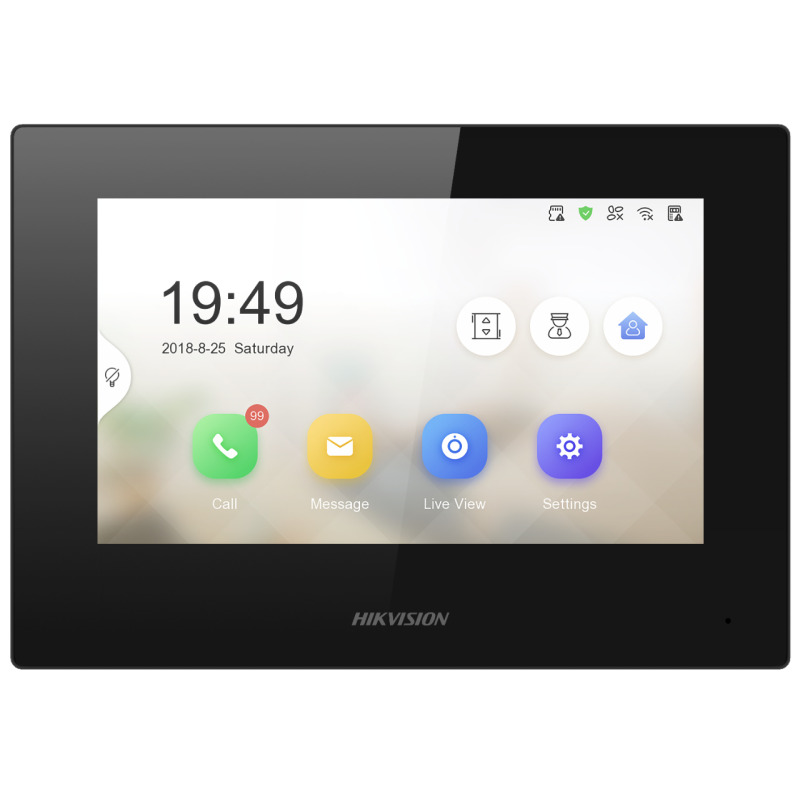 Monitor IP Lite TOUCH 7 para Videoportero IP / Vídeo en Vivo / PoE Estándar / Apertura Remota / Llamada Entre Monitores / Audio de dos vías