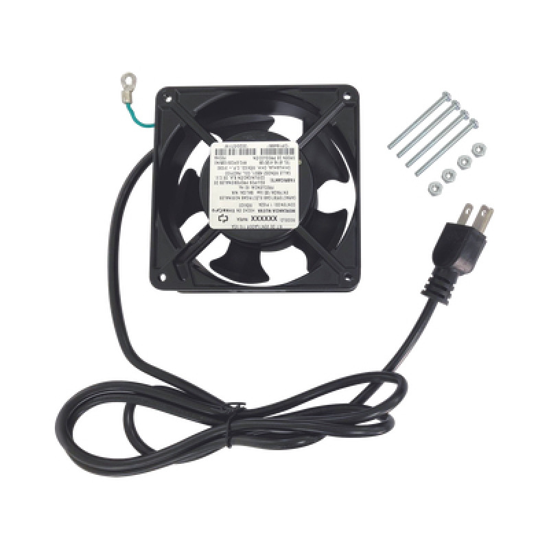 Ventilador 110 Vca de 12 x 12 cm con Cable y Clavija