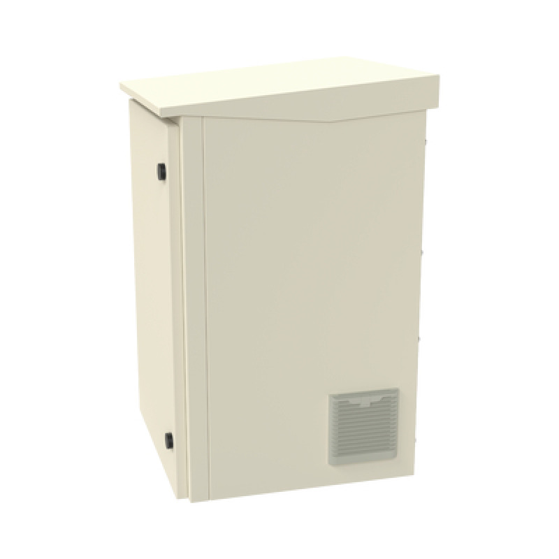 Gabinete de Exterior con Rack de 19 de 16U con Ventiladores y Termostato Se envía el Gabinete Armado Montaje a poste o torre se vende por separado image 9