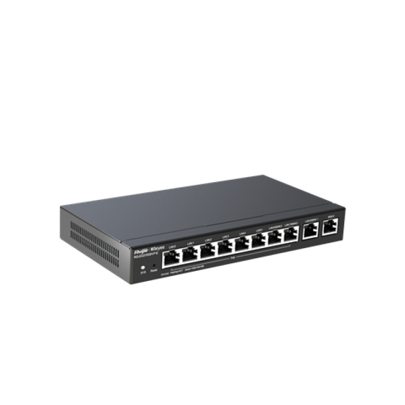 Router Balanceador con Función SDWAN 6 puertos LAN  y 2 puertos LAN/WAN POE af/at gigabit hasta 110w 1 puertos LAN/WAN gigabit y 1 Puerto WAN gigabit hasta 350 clientes con desempeño de 15 Gbps asimétricos image 4