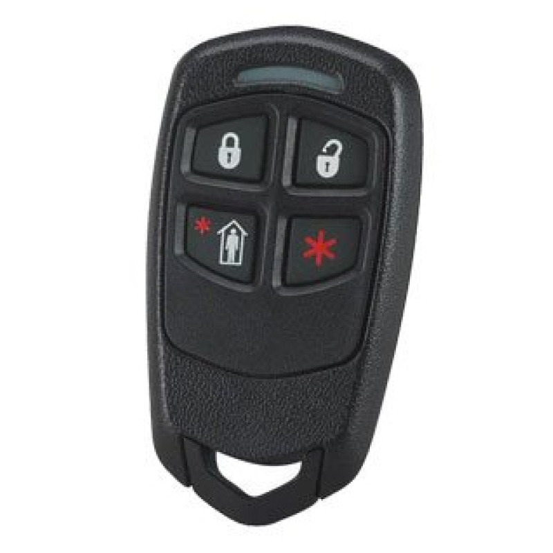 Control remoto tipo llavero de 4 botones con LED / Batería de Larga Duración 35 años