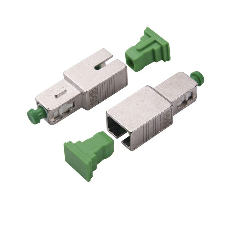 Atenuador óptico machohembra con conector SC/APC de 15dB para fibra Monomodo