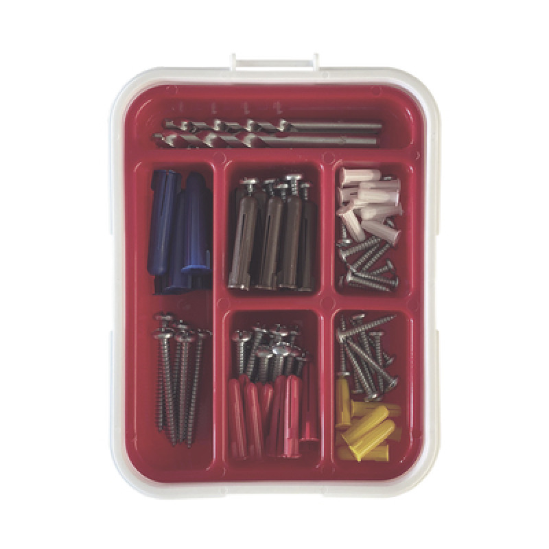 Kit para Sistemas de Fijación en Concreto Taquetes con doble expansión y guía incluida para fácil instalación 104 piezas image 3