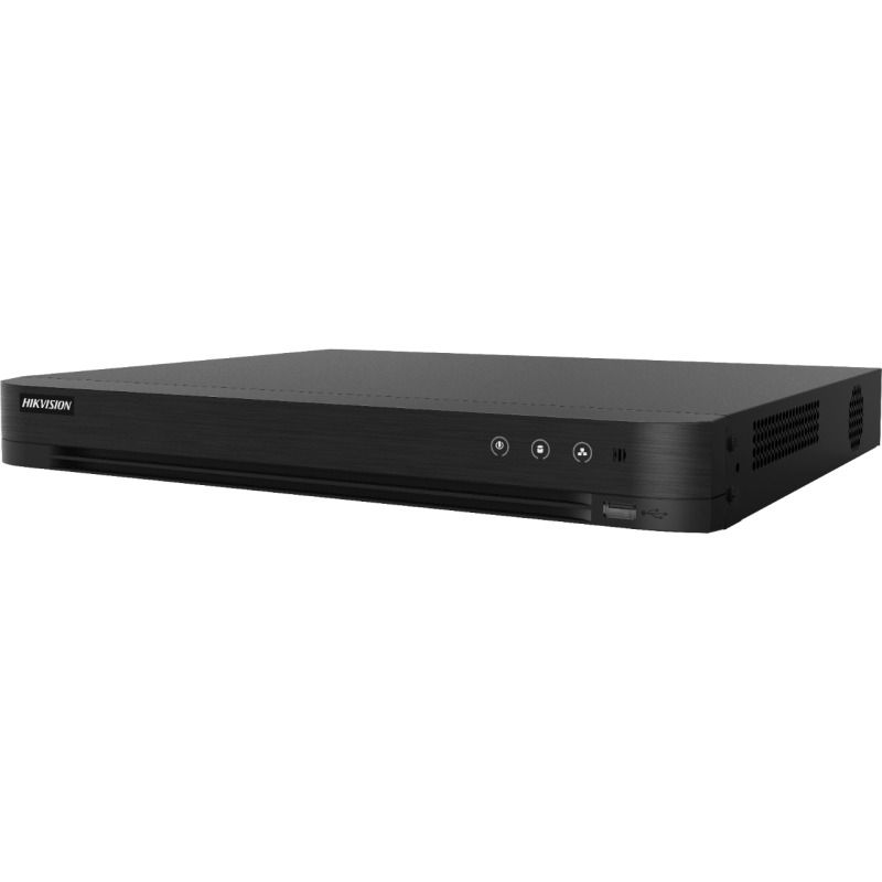 DVR 32 Canales TurboHD  2 Canales IP / 2 Megapixel 1080p Lite / Acusense Evita Falsas Alarmas / Audio por Coaxitron / H265 / Salida de Video en Full HD