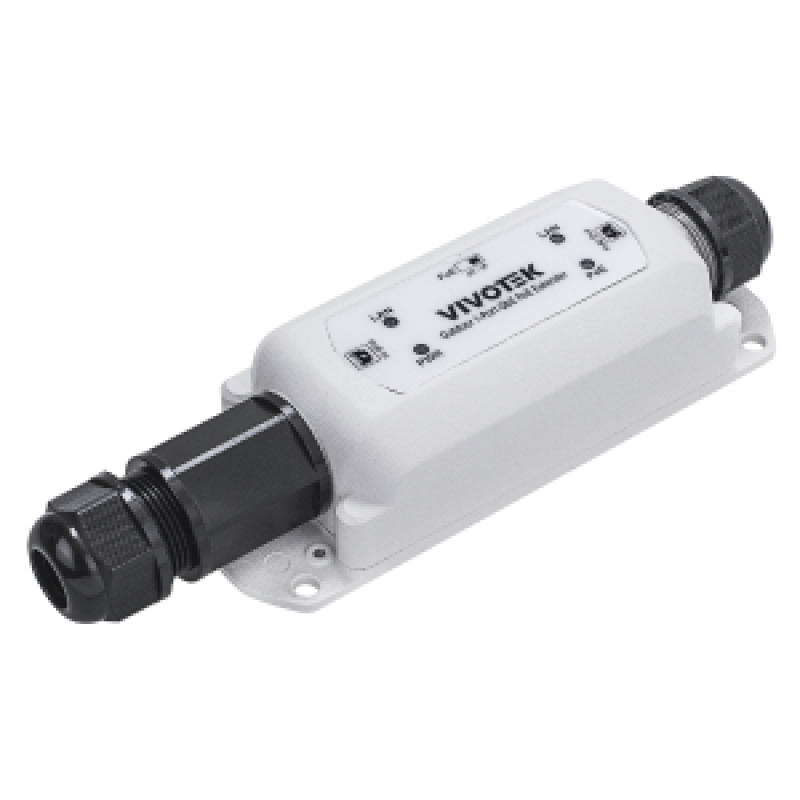 VIVOTEK AP-GXC-0150 - Extensor PoE para Exterior, 1 Puerto Gigabit GE, Conexion en cascada hasta 300 Mts, Salida PoE hasta 68W, IP67, IK10