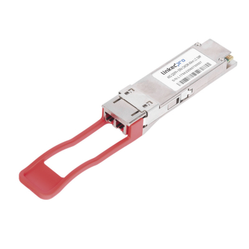 Transceptor Óptico QSFP MiniGbic / Monomodo 1310 nm / 40 Gbps / 40GBASEER4 /Conectores LC/UPC Dúplex / DDM / Hasta 40 km