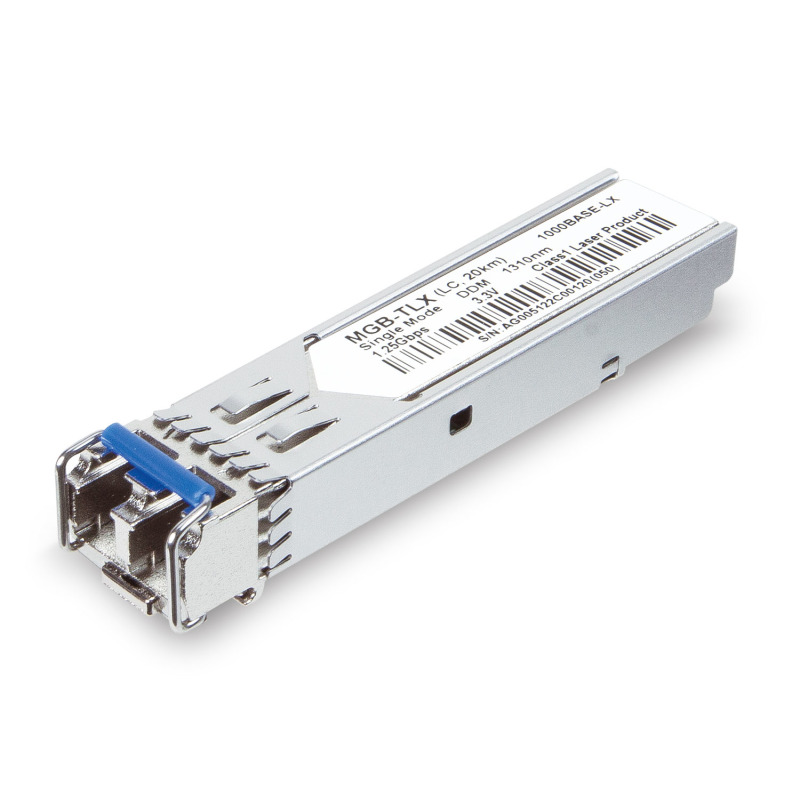 Paquete de 10 Piezas del Transceptor Industrial miniGbic SFP 1G LC TX1310nm Para Fibra Mono Modo 20 Km