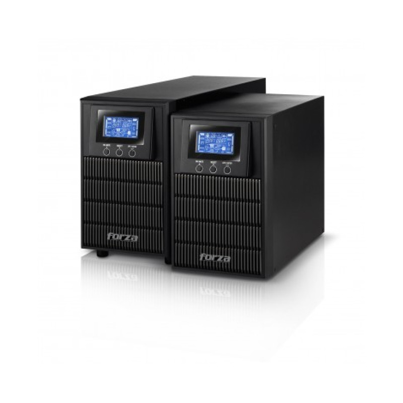 Forza Power Technologies FDC-1000T sistema de alimentación ininterrumpida (UPS) Doble conversión (en línea) 1 kVA 800 W 3 salidas AC