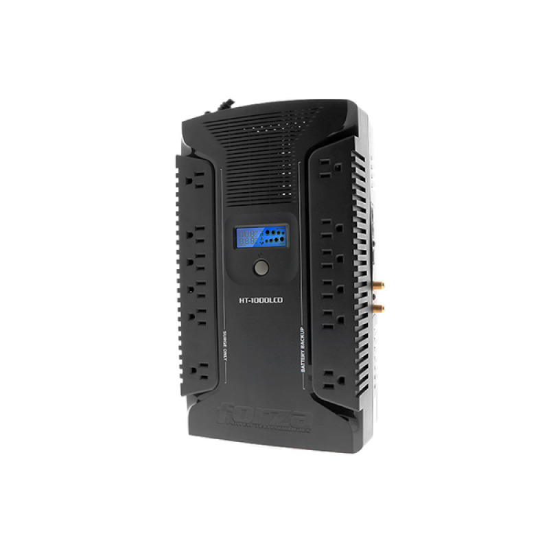 UPS FORZA HT-1000LCD INTERACTIVO 1000VA/600W 12 SALIDAS (6/6) SALIDAS COAXIAL Y USB SOBREMESA 120V NEGRO image 13