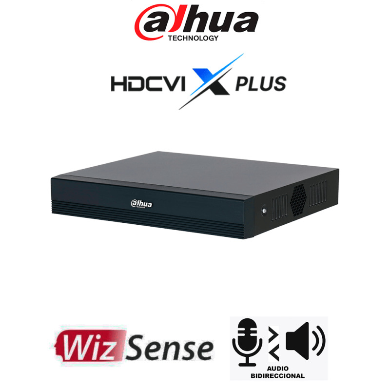 DAHUA DH-XVR1B16-I/T -DVR de 16 canales 1080p Lite WizSense y Cooper-I/ Audio Bidireccional en los 16 Canales/ H.265+/ Soporta Hasta 18 canales IP y 8 canales con SMD Plus/ Búsqueda Inteligente Personas y Vehículos/ Compatible con Dolink Care