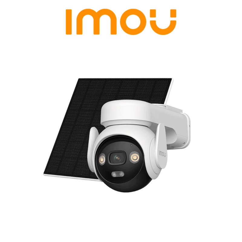 IPC-B7ED-5M0TEA-AM/FSP14 - AOV PT 5MP KIT AM  Grabación continua durante 365 días (AOV) | Batería de duración ilimitada  Conexión dual 4G+Wi-Fi | Detección humana con IA  Imagen 3K UHD