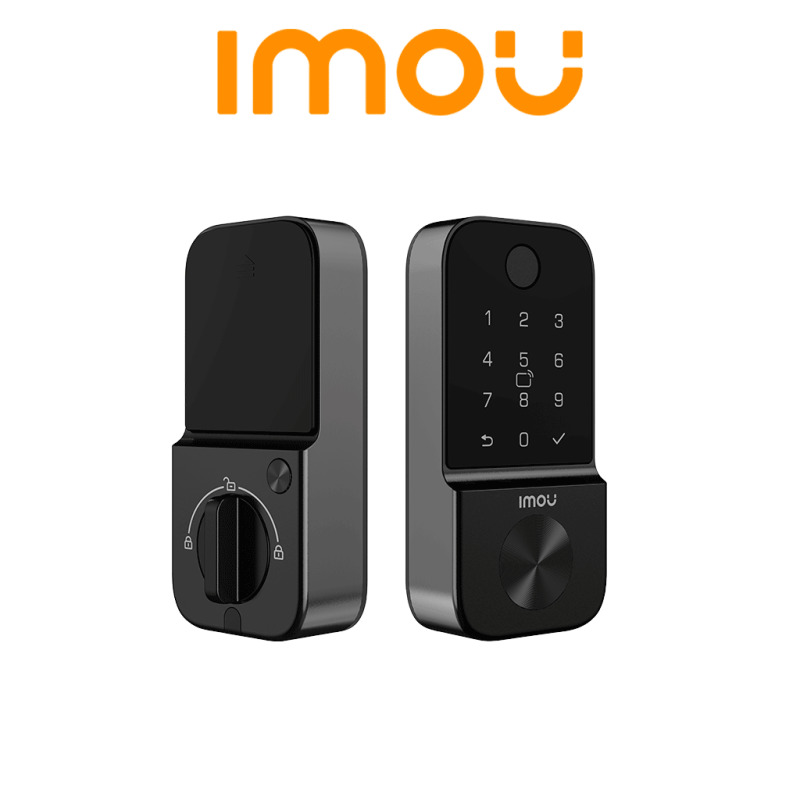 ASL-Cubo1-K(D) - Cubo 1 -  Cerradura Inteligente Imou, Chapa Digital, Registro de 50 Huellas, Wifi, para Exterior, Tarjeta Mifare, Constraseña de Visitante.