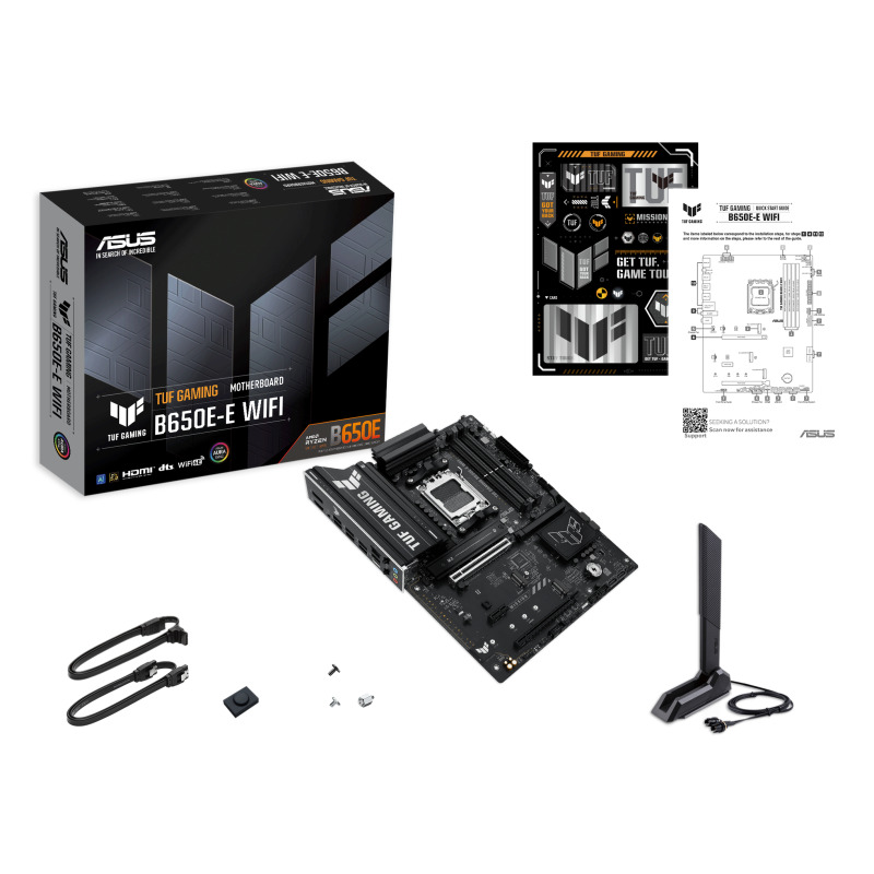 MOTHERBOARD ASUS (TUF GAMING B650E-E WIFI) SOCKET AM5,4*DDR5,HDMI,DP,PCIE-5.0,ATX image 8