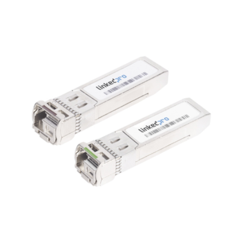 Transceptores Ópticos Bidireccionales SFP MiniGbic / Monomodo 1310  1550 nm / 125 Gbps / 1000BASEBX / Conector LC/UPC Simplex / DDM / Hasta 5 km / 2 Piezas
