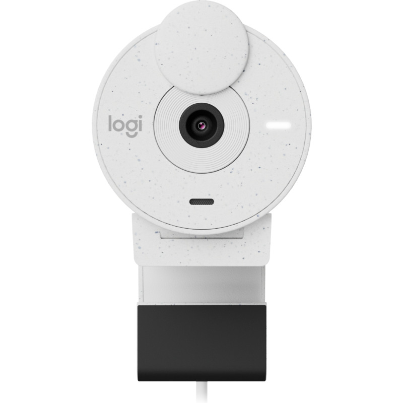 WEBCAM LOGITECH BRIO 300 COLOR OFF WHITE FHD 1080 A 30 FPS AUTO ENFOQUE, MICROFONO USB-C 3.1 WIN/MAC OS image 5