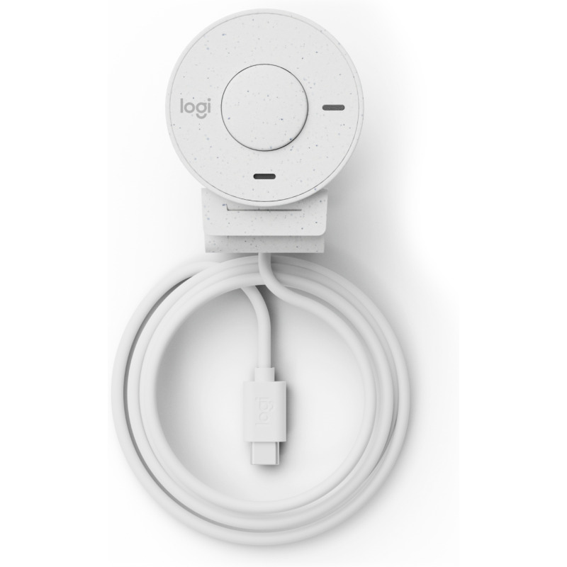 WEBCAM LOGITECH BRIO 300 COLOR OFF WHITE FHD 1080 A 30 FPS AUTO ENFOQUE, MICROFONO USB-C 3.1 WIN/MAC OS image 7