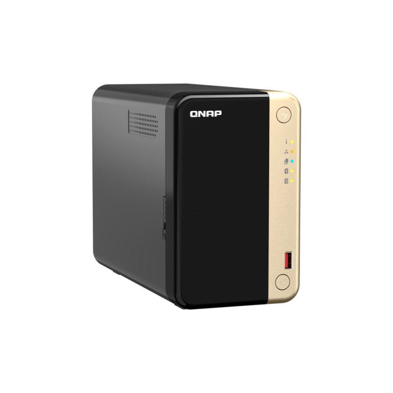 NAS QNAP TS-264-8G /2 BAHIAS NUCLEO CUADRUPLE HASTA 2.9 GHZ, 8 GB EN RAM, /2 LAN 2,5 GBE/USB 3.2 X2/SATA/HOT-SWAP/ SIN DISCOS/ HDMI 2.0/ HASTA 40 TB/ CELERON N5095 image 7