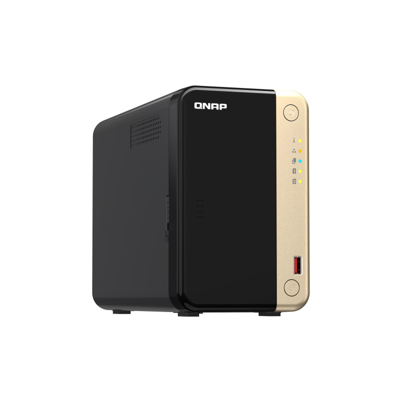 NAS QNAP TS-264-8G /2 BAHIAS NUCLEO CUADRUPLE HASTA 2.9 GHZ, 8 GB EN RAM, /2 LAN 2,5 GBE/USB 3.2 X2/SATA/HOT-SWAP/ SIN DISCOS/ HDMI 2.0/ HASTA 40 TB/ CELERON N5095 image 8