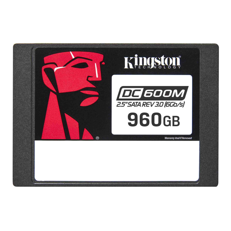 UNIDAD DE ESTADO SOLIDO SSD KINGSTON DC600M 960GB ENTERPRICE SATA 2.5 LECT.560/ESCR.470MBS PARA SERVIDOR (SEDC600M/960G)