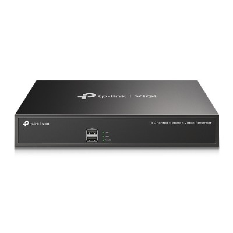 GRABADOR DE VIDEO TP-LINK VIGI NVR1008H O PUERTOS CON RESOLUCION DE HASTA 5MP, 1 INTERFAZ SATA HASTA 10 TB, 12V DC 1.5 A, 2 USB 2.0, 1 PUERTO VGA, 1 PUERTO HDMI ONVIF image 2
