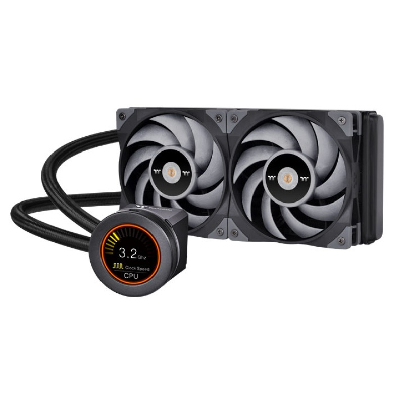 ENFRIAMIENTO LIQUIDO THERMALTAKE ULTRA240 2VENT 120MM NEGRO PANTALLA LCD 2.1 PULG