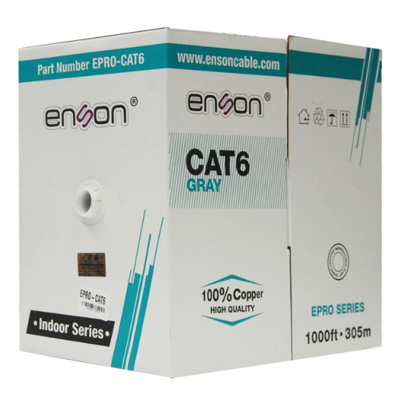 Enson EPRO-CAT6 cable de red Gris 305 m U/UTP (UTP)
