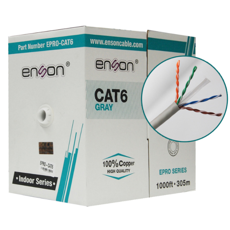 Enson EPRO-CAT6 cable de red Gris 305 m U/UTP (UTP) image 4