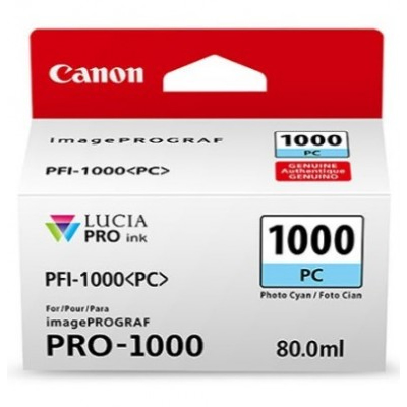 Canon PFI-1000 cartucho de tinta 1 pieza(s) Original Fotos cian image 2